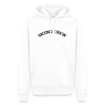 Skiing Crew Member Winter Snow Ski Mountains - Men’s Premium Organic Hoodie - white - Front - Nico (187cm)