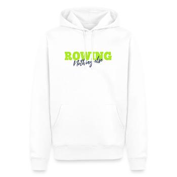 Rowing Nothing Else Slogan - Rower - Rowing - Men’s Premium Organic Hoodie - white - Front - Nico (187cm)
