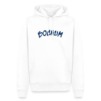 Bochum - Deutschland - Germany - Ruhrpott - Männer Premium Bio Hoodie - Weiß - Vorne - Nico (187cm)
