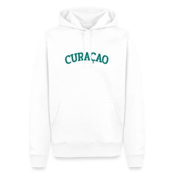 Curaçao - Est 1499 - Caraïbes néerlandaises - Karibik - Sweat à capuche Premium bio Homme - blanc - Devant - Nico (187cm)