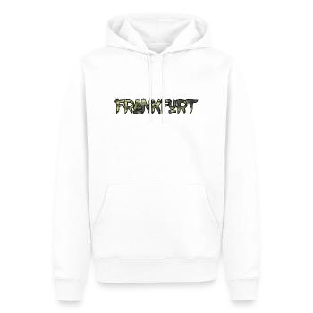 Frankfurt Camo - Männer Premium Bio Hoodie - Weiß - Vorne - Nico (187cm)