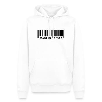 Geburtstag 1985 - Männer Premium Bio Hoodie - Weiß - Vorne - Nico (187cm)