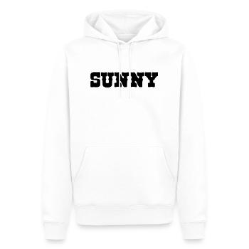 pferd_sunny - Men’s Premium Organic Hoodie - white - Front - Nico (187cm)