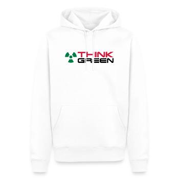 Radioactive__V005 - Männer Premium Bio Hoodie - Weiß - Vorne - Nico (187cm)