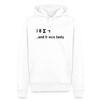 Math Nerd Cadeau Idée Cadeau Math Blague - Sweat à capuche Premium bio Homme - blanc - Devant - Nico (187cm)