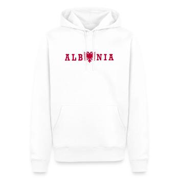 Albanien Albaner - Männer Premium Bio Hoodie - Weiß - Vorne - Nico (187cm)
