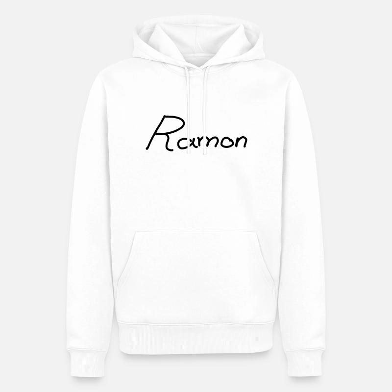 Ramon - Männer Premium Bio Hoodie - Weiß