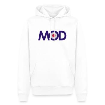 Mod - Männer Premium Bio Hoodie - Weiß - Vorne - Nico (187cm)