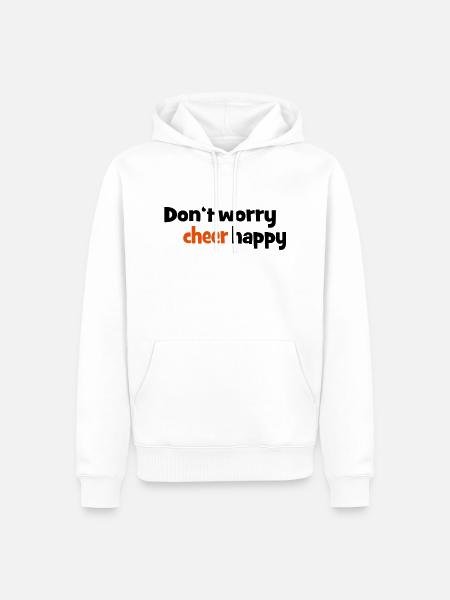 cheerleader - Männer Premium Bio Hoodie - Weiß