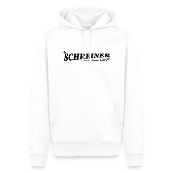 Schreiner - Männer Premium Bio Hoodie - Weiß - Vorne - Nico (187cm)