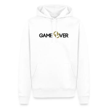 Game over - Männer Premium Bio Hoodie - Weiß - Vorne - Nico (187cm)