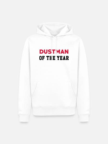 Dustman Ripper Müllmann Eboueur Garbage Trash - Men’s Premium Organic Hoodie - white