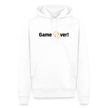 Game over Hochzeit Ehepaar Braut Bräutigam Ringe - Männer Premium Bio Hoodie - Weiß - Vorne - Nico (187cm)