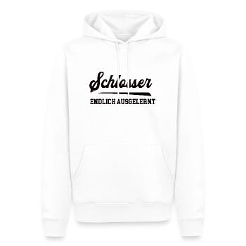 Schlosser Ausbildung Bestanden Bester Azubi Lehre - Männer Premium Bio Hoodie - Weiß - Vorne - Nico (187cm)