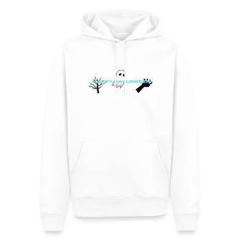 Happy Halloween - Männer Premium Bio Hoodie - Weiß - Vorne - Nico (187cm)