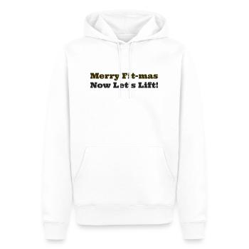 Merry Fit Mas T-Shirt Design - Männer Premium Bio Hoodie - Weiß - Vorne - Nico (187cm)