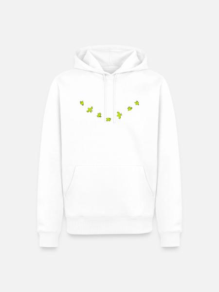Birdies - Sweat à capuche Premium bio Homme - blanc