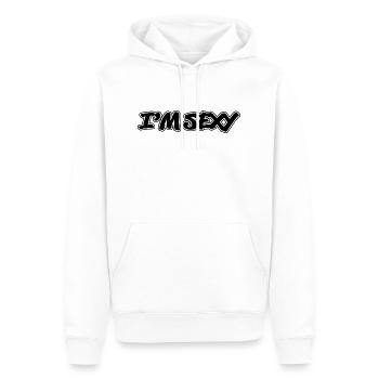 Je suis sexy et belle - Sweat à capuche Premium bio Homme - blanc - Devant - Nico (187cm)
