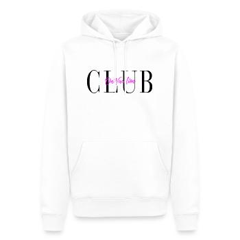 Club on vacation - Men’s Premium Organic Hoodie - white - Front - Nico (187cm)