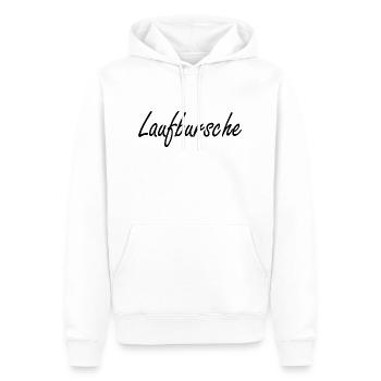 Marathon Courir Jogging - Sweat à capuche Premium bio Homme - blanc - Devant - Nico (187cm)