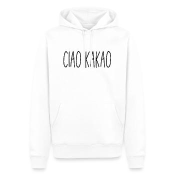 Lustiger Spruch Bild Witzig Humor Geschenkidee - Männer Premium Bio Hoodie - Weiß - Vorne - Nico (187cm)