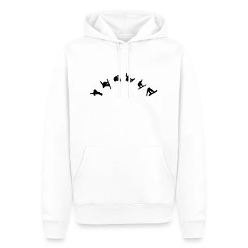 Snowboarder - Freestyle - Männer Premium Bio Hoodie - Weiß - Vorne - Nico (187cm)