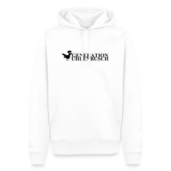 Generation Uhlenbusch - Men’s Premium Organic Hoodie - white - Front - Nico (187cm)