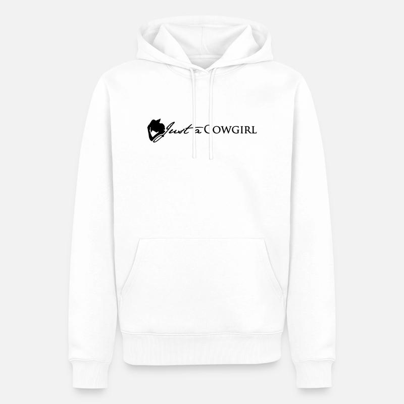 JaC's Einzeiler - Männer Premium Bio Hoodie - Weiß