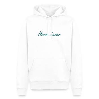 Amoureux des chevaux - Équitation - Cavalier - Équitation - Cheval - Sweat à capuche Premium bio Homme - blanc - Devant - Nico (187cm)
