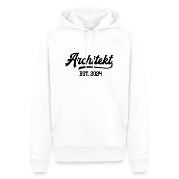 Architekt 2024 Architektur Studium Student MA - Männer Premium Bio Hoodie - Weiß - Vorne - Nico (187cm)