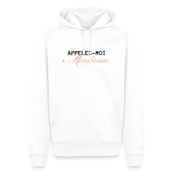 Nennen Sie mich Mrs. Gold - Zukünftige Braut - Männer Premium Bio Hoodie - Weiß - Vorne - Nico (187cm)