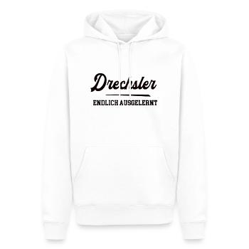 Drechsler Ausbildung Bestanden Azubi Drechslerei - Männer Premium Bio Hoodie - Weiß - Vorne - Nico (187cm)