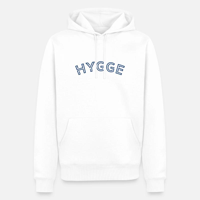 Basekball en feu - Feuer - Sweat à capuche Premium bio Homme - blanc