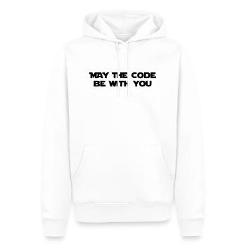 Computer / Geek / Programmierung / Game - Männer Premium Bio Hoodie - Weiß - Vorne - Nico (187cm)