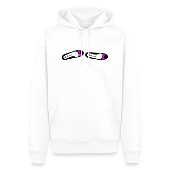 Ballerina 1 - Männer Premium Bio Hoodie - Weiß - Vorne - Nico (187cm)