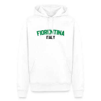 Fiorentina Italien - Männer Premium Bio Hoodie - Weiß - Vorne - Nico (187cm)