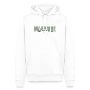 Dear Godmother - Godmother Gift - Men’s Premium Organic Hoodie - white - Front - Nico (187cm)
