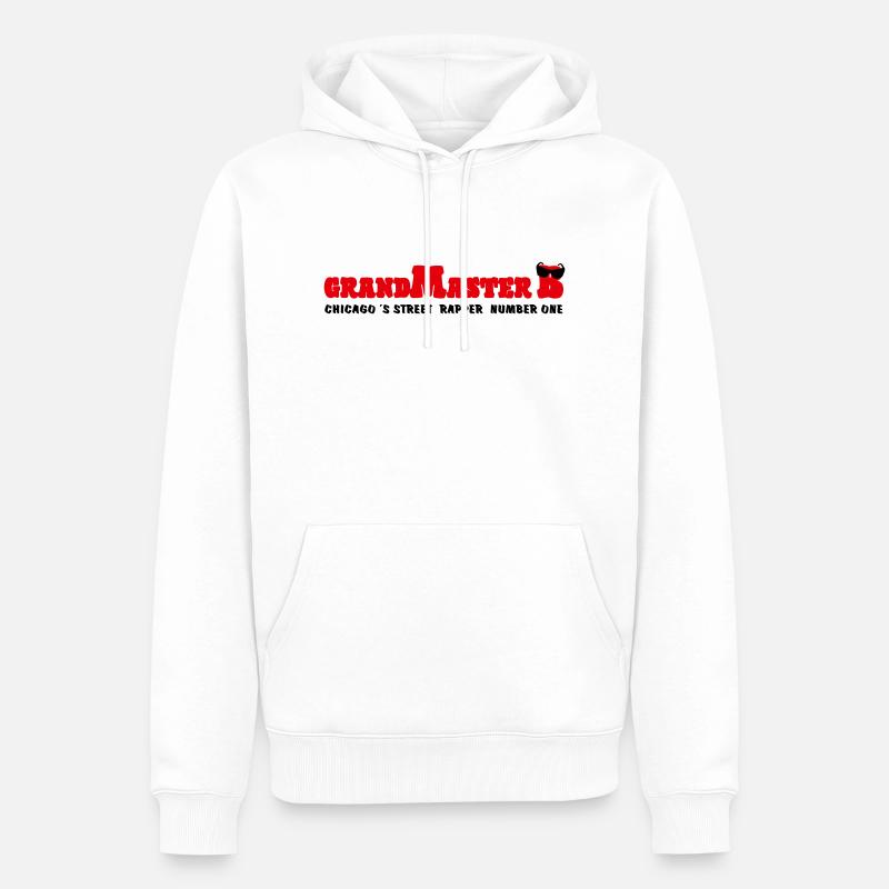 Grandmaster B - Männer Premium Bio Hoodie - Weiß