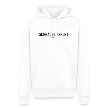 Schrauber Sport - Männer Premium Bio Hoodie - Weiß - Vorne - Nico (187cm)