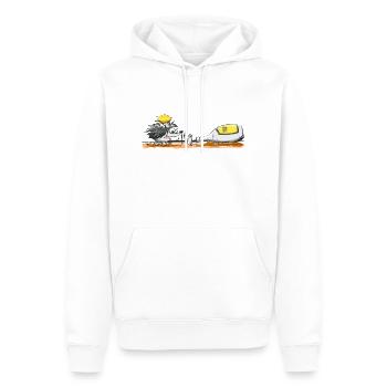 ¡VIVA EL TEQUILA - Männer Premium Bio Hoodie - Weiß - Vorne - Nico (187cm)