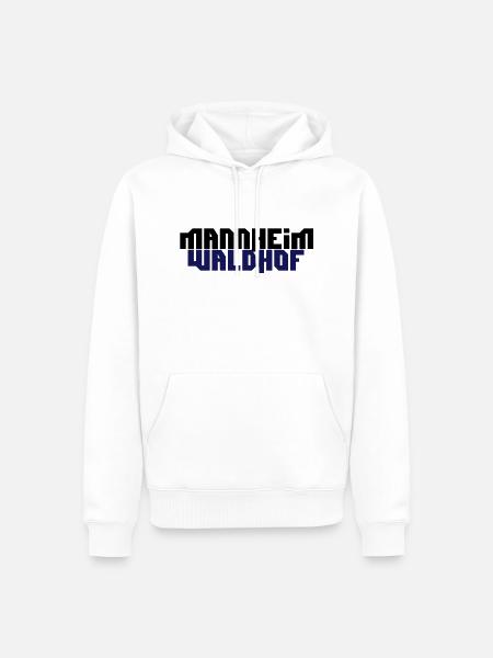 mannheim waldhof - Männer Premium Bio Hoodie - Weiß