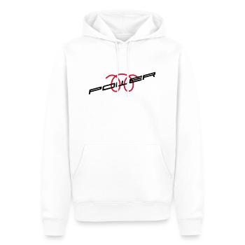 Diesel-Power Vorglühung - Männer Premium Bio Hoodie - Weiß - Vorne - Nico (187cm)