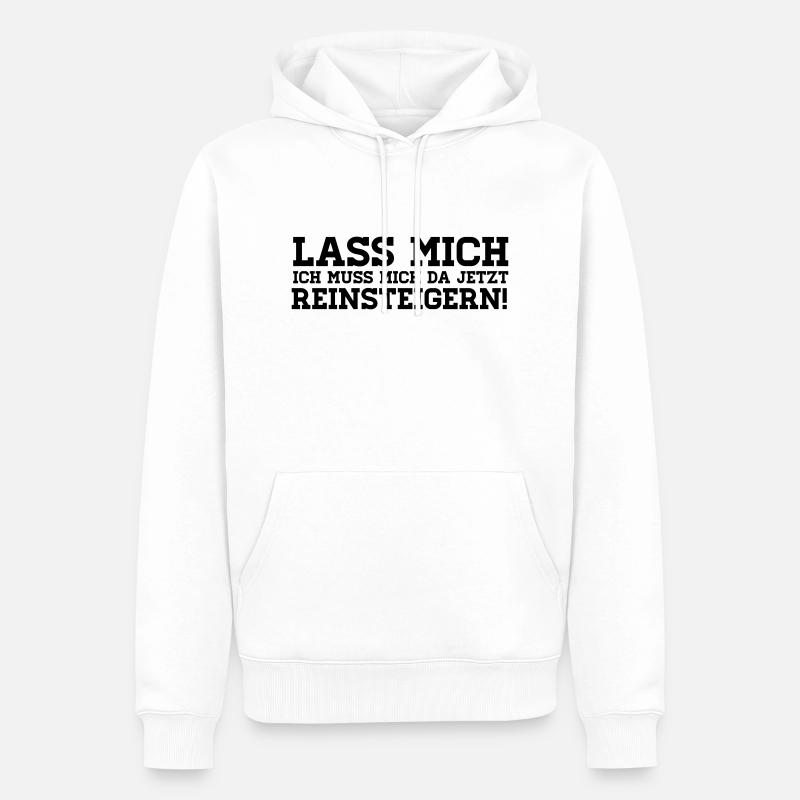 LET ME clean boost! - Sweat à capuche Premium bio Homme - blanc