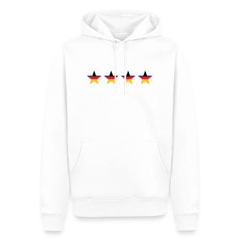 Deutschland 4 Sterne Fußball Weltmeister Germany - Männer Premium Bio Hoodie - Weiß - Vorne - Nico (187cm)