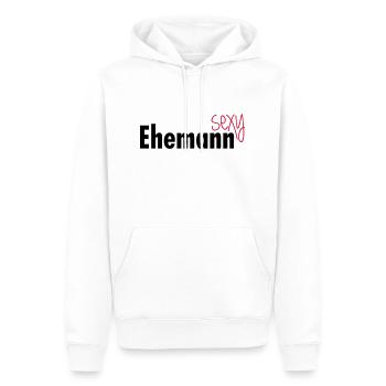 Sexy Ehemann - Männer Premium Bio Hoodie - Weiß - Vorne - Nico (187cm)