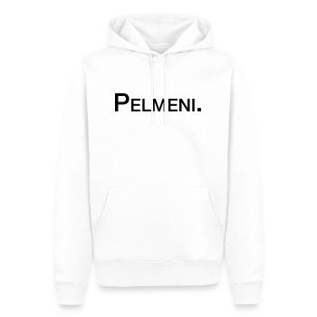 Pelmeni black - Men’s Premium Organic Hoodie - white - Front - Nico (187cm)