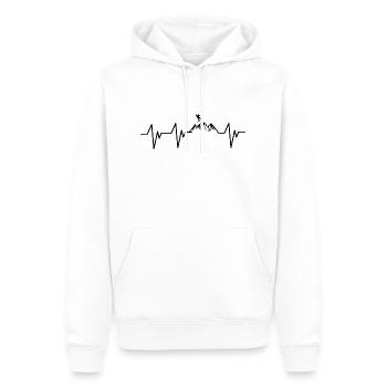 Snowboard Snowboarder - Männer Premium Bio Hoodie - Weiß - Vorne - Nico (187cm)