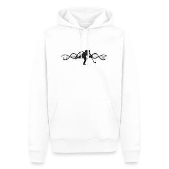 Eishockey Wintersport Eishockeyteam Geschenk - Männer Premium Bio Hoodie - Weiß - Vorne - Nico (187cm)