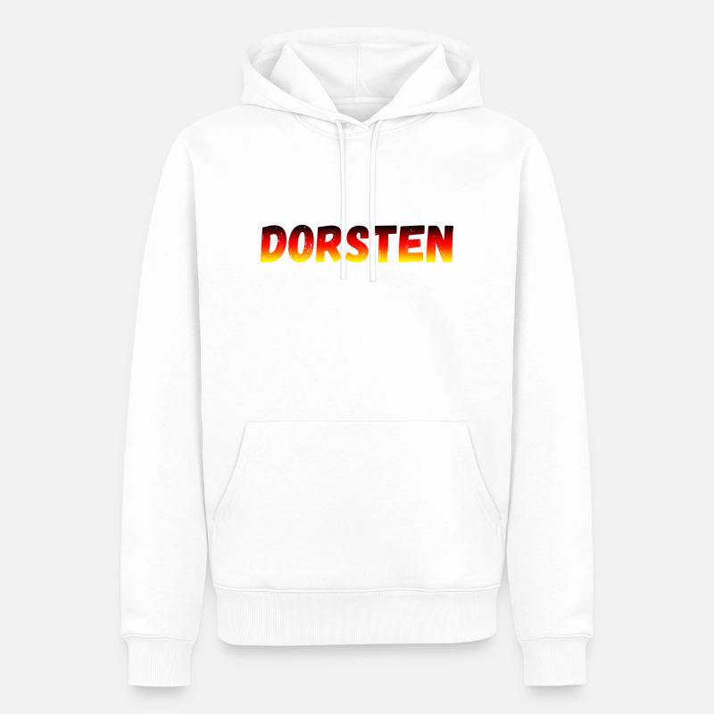 Dorsten - Männer Premium Bio Hoodie - Weiß