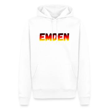 Emden - Sweat à capuche Premium bio Homme - blanc - Devant - Nico (187cm)